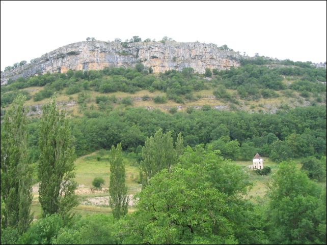 Falaise au dessus d'Autoire